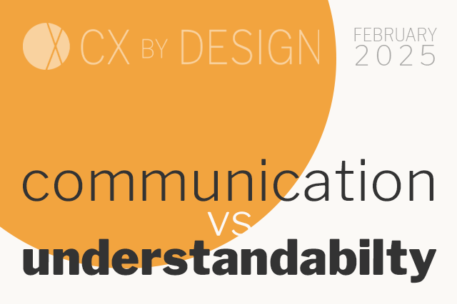 Communication vs. Understandability